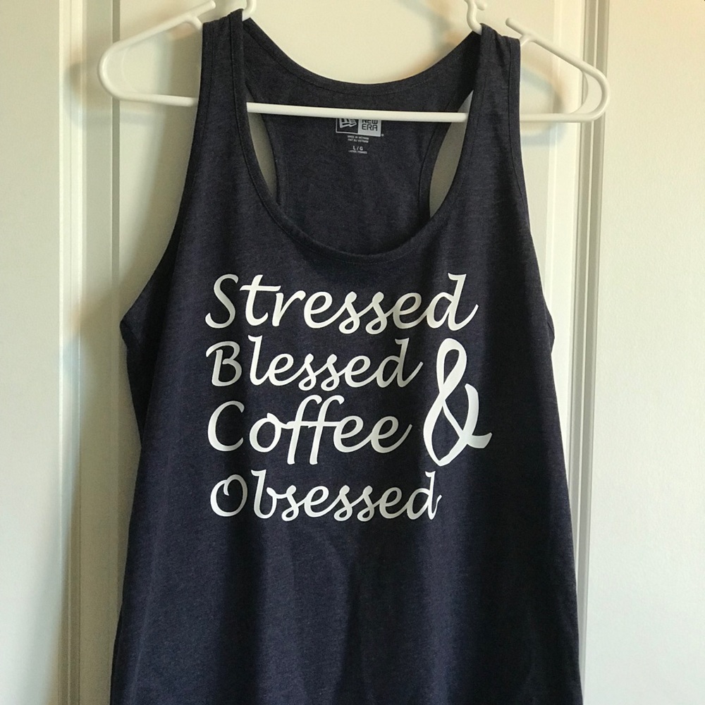 Navy Graphic Tank